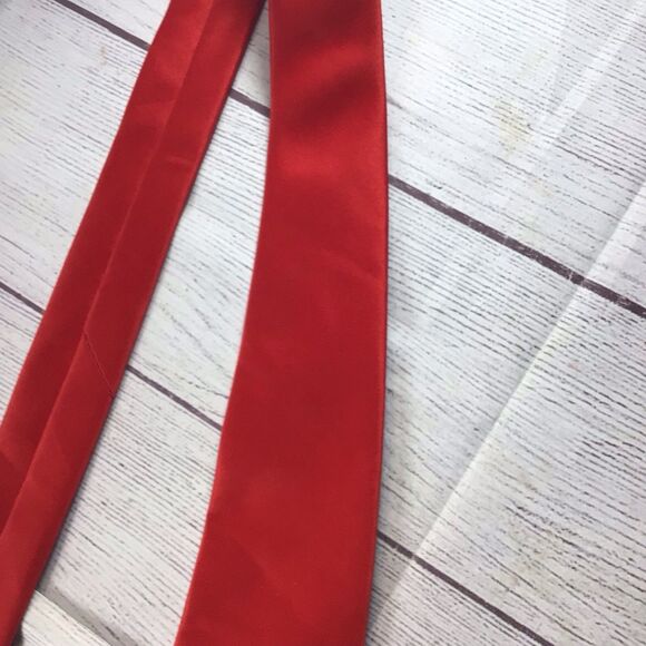 Vintage Hallmark Holiday Traditions Red Green Santa Reindeer Golf Tie - Picture 5 of 14